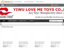 Tablet Screenshot of lovemetoys.com